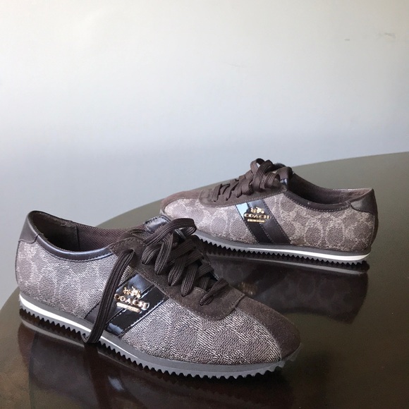 🇺🇸🇺🇸Coach signature fabric 6B lace up cortex Sneakers - Picture 8 of 8